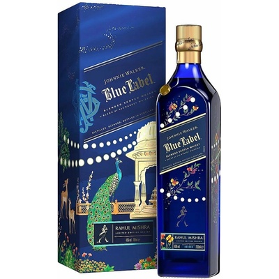 Johnnie Walker Blue Label Diwali & Rahul Mishra 40% 0,7 l (kazeta)