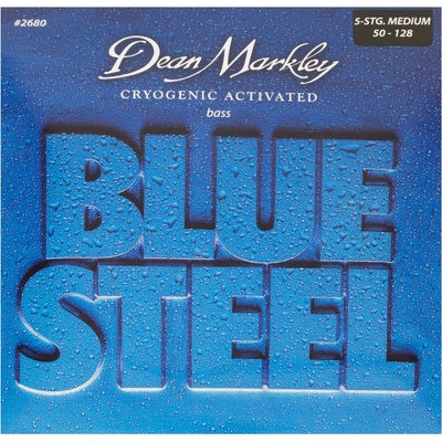 Dean Markley 2680 5MED 50-128 Blue Steel Bass