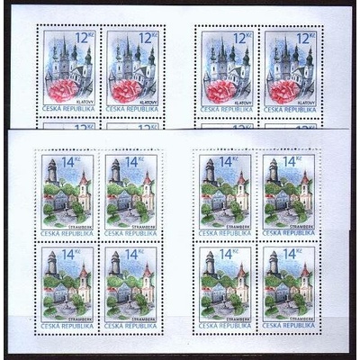 Česká pošta (2010) PL 637-638 ** - Česká republika - Krásy naší vlasti - Klatovy, Štramberk