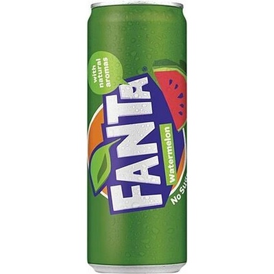 Fanta bez cukru Vodní meloun 12 x 250 ml