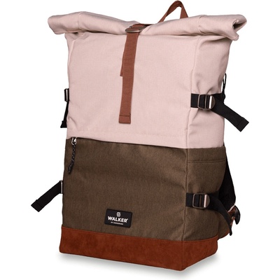 Walker Batoh Roll-up Two Popcorn/Cypress, béžová/hnědá 30 l