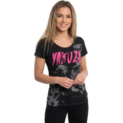 Yakuza Hidden Curved Crew Neck GSB 28101 black