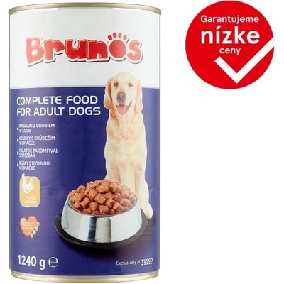 Brunos Adult Kúsky s hydinou v omáčke 1240 g
