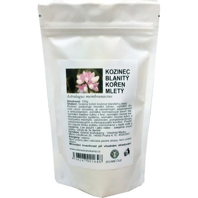 Zelené Drahokamy Kozinec blanitý kořen mletý 100 g