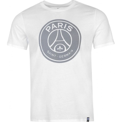 Nike Paris Saint Germain Crest T Shirt Mens White