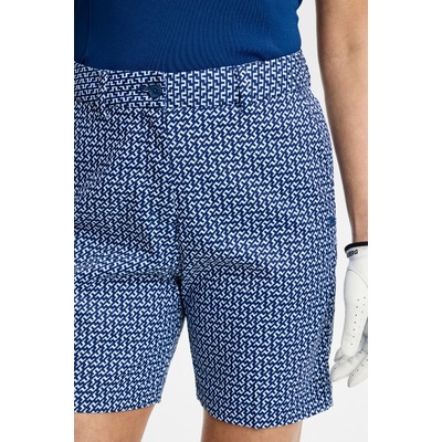 J.Lindeberg dámské golfové kraťasy Gwen Printed SS26 modrá