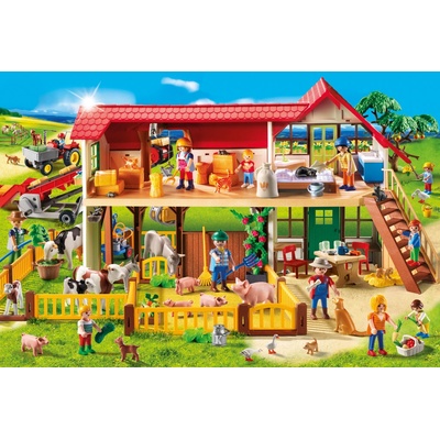 Schmidt Playmobil Na statku + originální Playmobil figurka 100 dílků