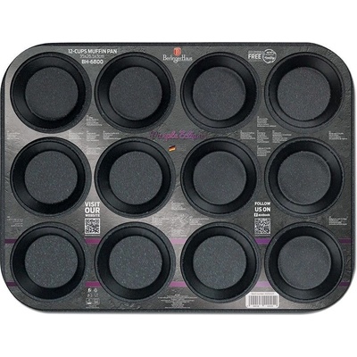Berlingerhaus BH-6800 forma na muffiny s titanovým povrchem 12 ks Purple Metallic Line