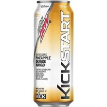Mountain Dew Kickstart energetický nápoj s příchutí ananasu pomeranče a manga 473 ml