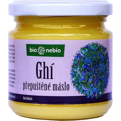BioNebio přepuštěné Máslo Ghí Bio 210 ml