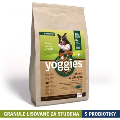 Yoggies jahňacie mäso a biela ryba 5 kg