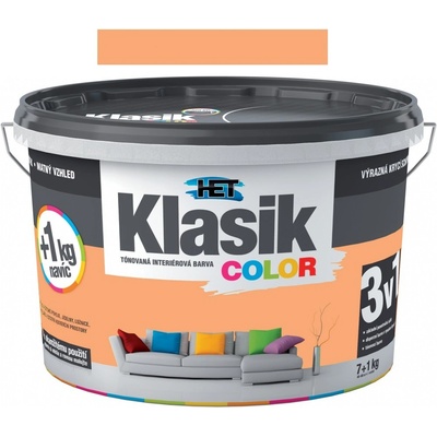 HET Klasik COLOR 7+1 KG, klasik color Meruňkový KC 777