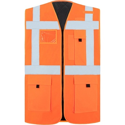 Korntex Wismar Multifunkční reflexní pracovní vesta KX165 Signal Orange