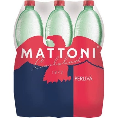 Mattoni perlivá přírodní minerální voda, 6x1,5 l