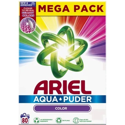 Ariel Aqua Puder Color prací prášok 5,2 kg 80 PD
