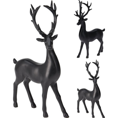 Koopman International b.v. Dekorace - figurka stojícího jelena 29 cm (2 varianty)
