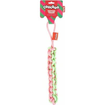 Coockoo twisting tugger pletená ťahacia 45 x 4,5 x 4,5 cm