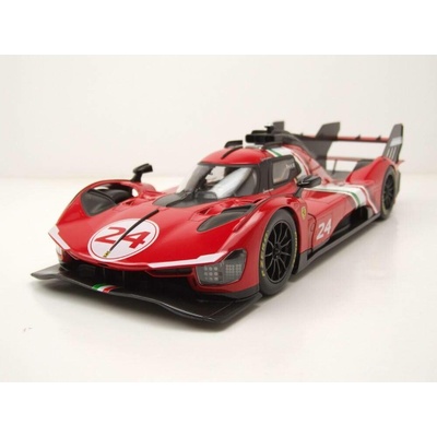 Bburago Ferrari Racing 499P Modificata Red nr.24 1:18