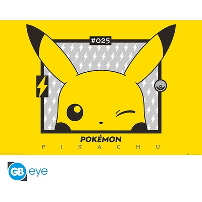 GB eye Maxi Plakát - Pokémon Pikachu Wink 91,5 x 61 cm, FP4989