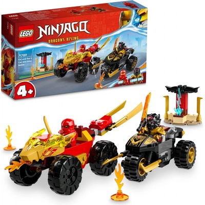 LEGO® NINJAGO® 71789 Bitva auta a motocyklu mezi Kai a Ras