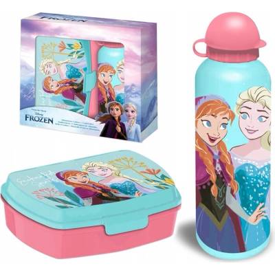 Kids Licensing Súprava na desiatu box + fľaša FR50009 Disney Frozen