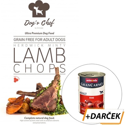 Dog's Chef Herdwick Minty Lamb Chops 6 kg