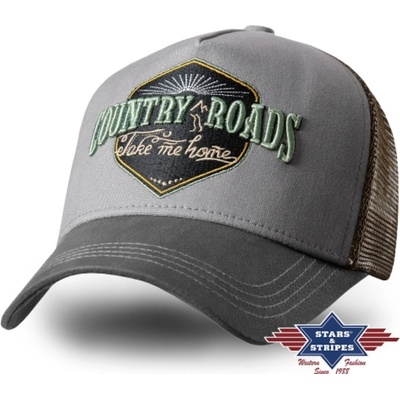 Stars and Stripes Trucker TC COUNTRY ROADS