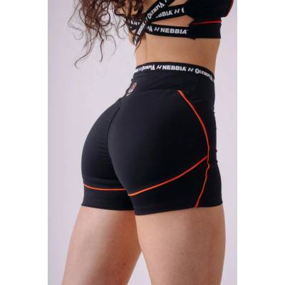 NEBBIA NEBBIA x Olympia High-Waist šortky 937 black