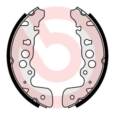 BREMBO Sada brzdových čeľustí S79521