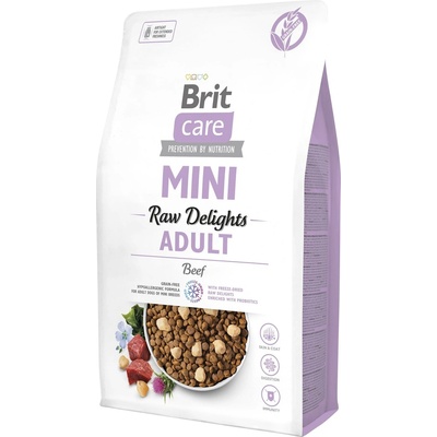 Brit Care Mini Raw Delights Adult Beef 2 kg – Hledejceny.cz
