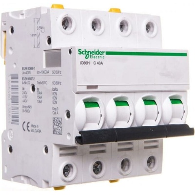 Schneider Electric A9F07440 Acti9 iC60H 4P 40A C 10kA