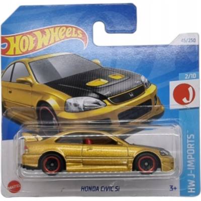 Mattel Hot Wheels Honda Civic SI, zlatá, 1:64
