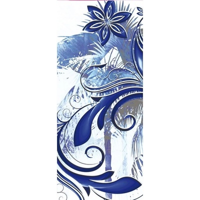 Preinterier Fototapeta - DV0174 - Modré listy Samolep. fólia - 91cm x 211cm