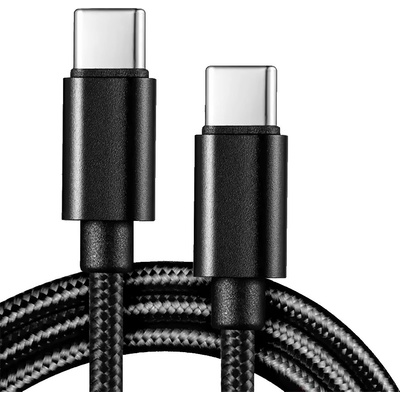 Rychlonabíjecí a datový kabel Madvell USB-C 60W 1 až 2 metry černá Délka: 2 metry
