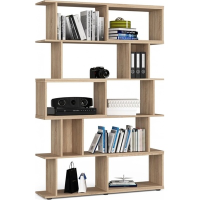 Ak furniture Knižnica FIX dub sonoma