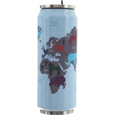Orion Termoska plechovka nerez 500 ml svět