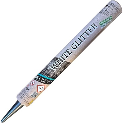Jorge Římská svíce White Glitter 161 ran