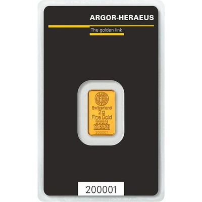 Argor-Heraeus zlatý slitek 2 g – Hledejceny.cz