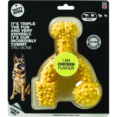 TASTY BONE Kostička nylonová trio pro malé psy Kuřecí maso