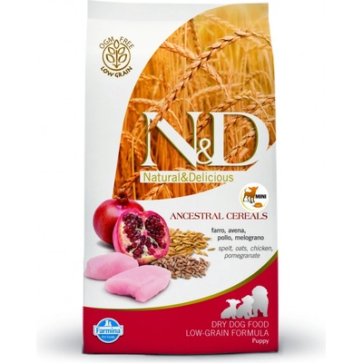 N&D Ancestral Grain Puppy Mini Chicken Spelt Oats & Pomegranate 2,5 kg