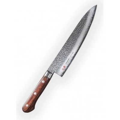 Suncraft nôž Gyuto / Chef 21 cm Senzo Universal Tsuchime Damascus