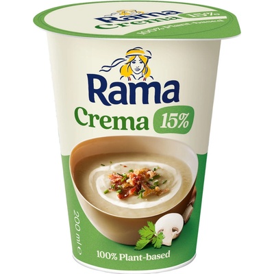 Rama crema 100% rostlinná alternativa na vaření 15% 200ml – Hledejceny.cz