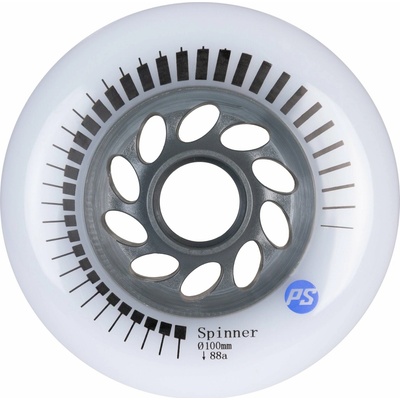 Powerslide Spinner White 100 mm 88A 3ks