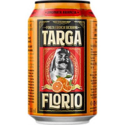 Targa Florio Arancia sycená pomerančová limonáda 330 ml