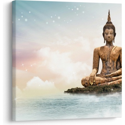 Obraz - Buddha dohlížející na zemi, jednodílný 50x50 cm