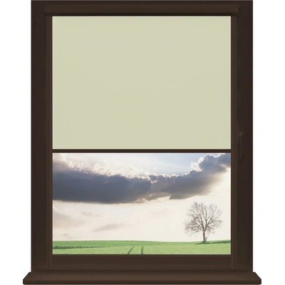 Dekodum Zatemňovací roleta v hnědé kazetě, Pearl 87 x 150 cm