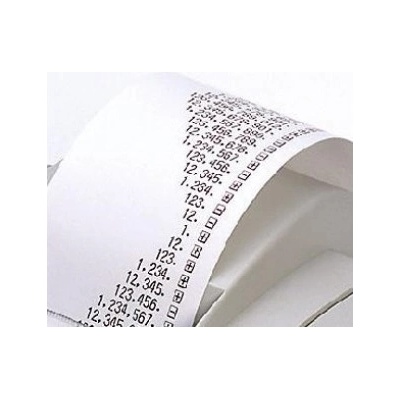 Papierová páska 57x50x12mm,55g papier (29m) termo