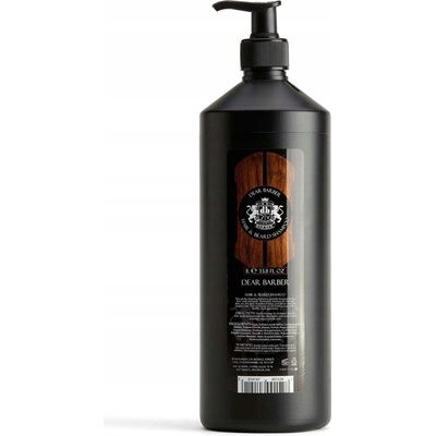 Dear Barber šampon na vlasy a vousy 1000 ml – Hledejceny.cz