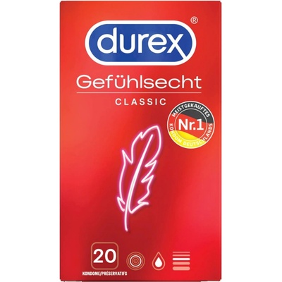 Durex Gefühlsecht Classic 20 ks