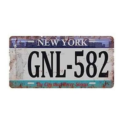 Ceduľa značka New York GNL-582